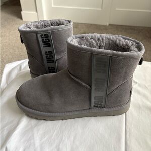 UGG Charcoal Short Boots